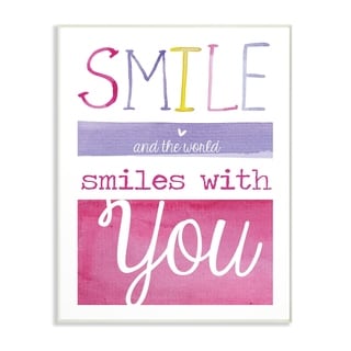 Stupell Industries 'Smile Make Memories' Framed Wall Art — Rainbow Typography Kids Room Decor, 16x20 Inches - View #8