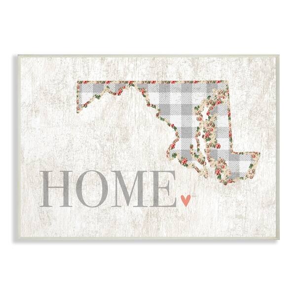 Shop The Stupell Home Decor Collection Maryland Grey Gingham And