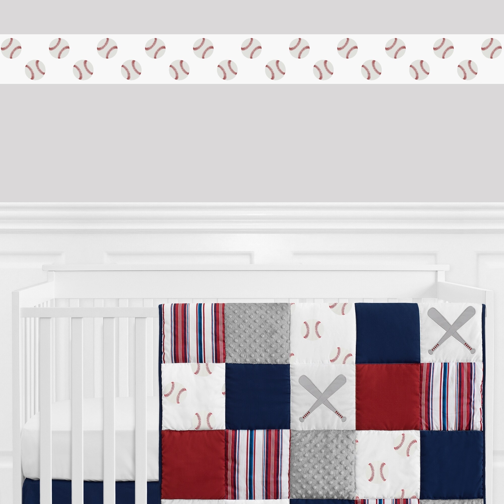 Baseball baby crib bedding online