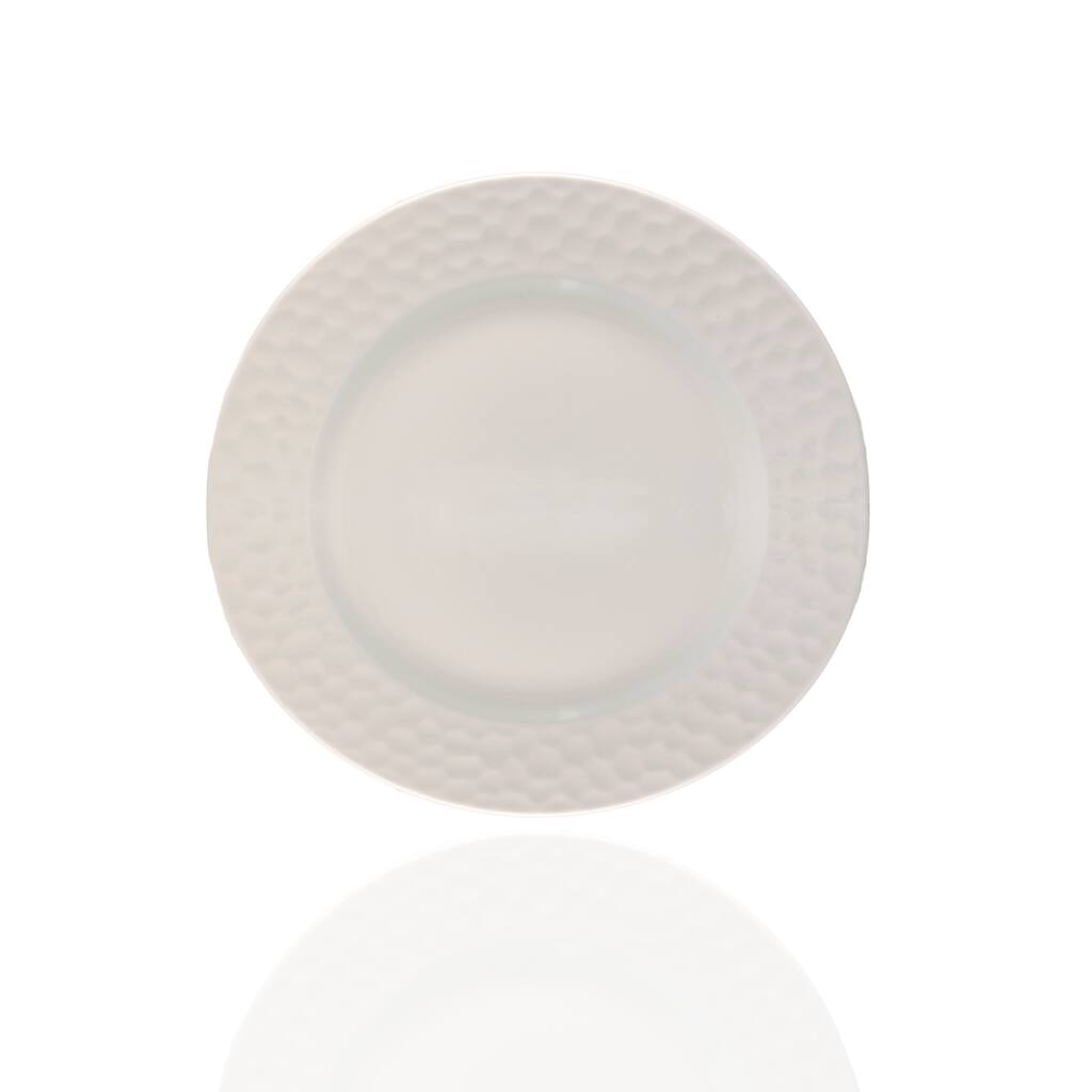 Red Vanilla Pebble Beach Salad Plates Set /4