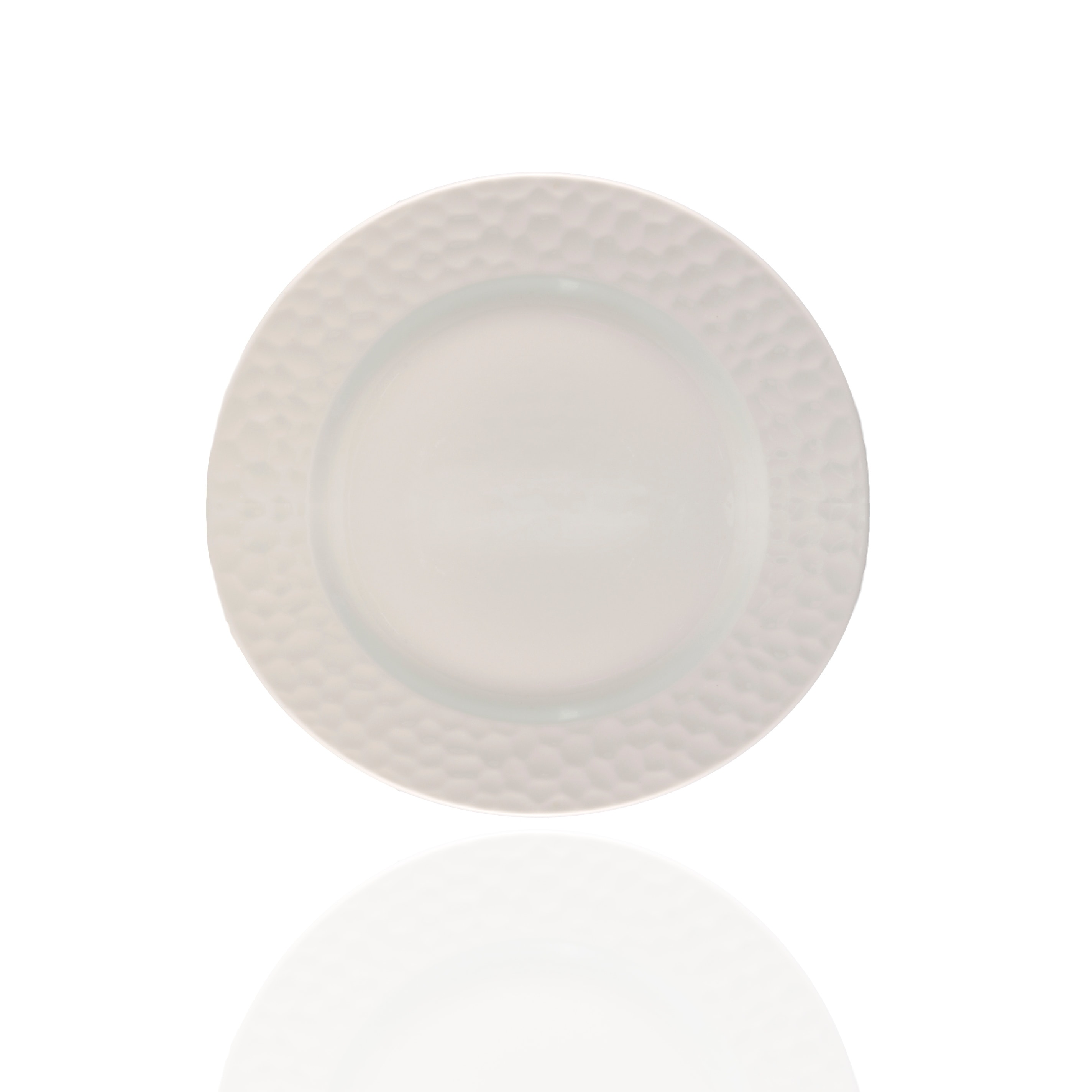 Red Vanilla Pebble Beach Salad Plates Set /4