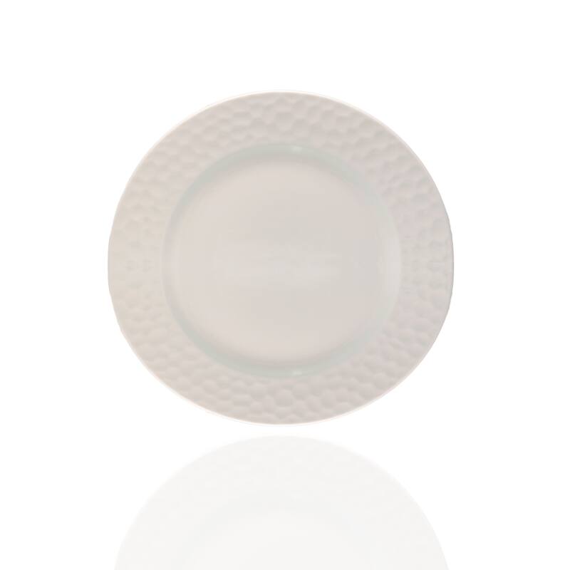 Red Vanilla Pebble Beach Salad Plates Set /4