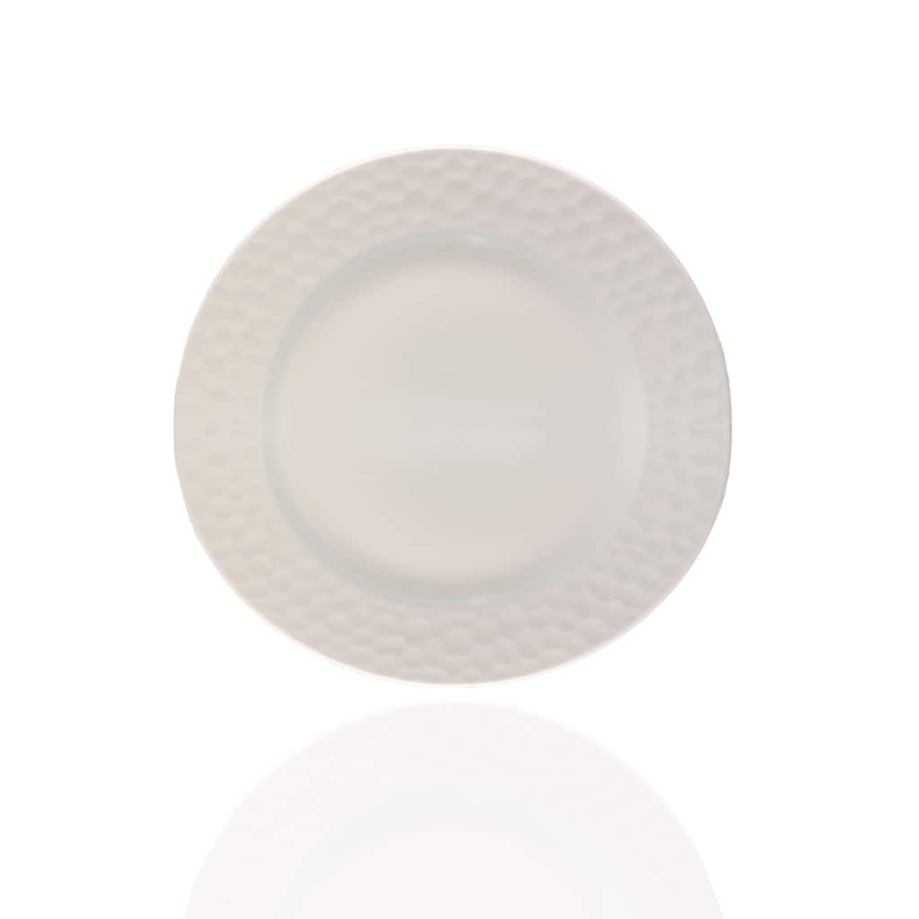 Red Vanilla Pebble Beach Salad Plates Set /4