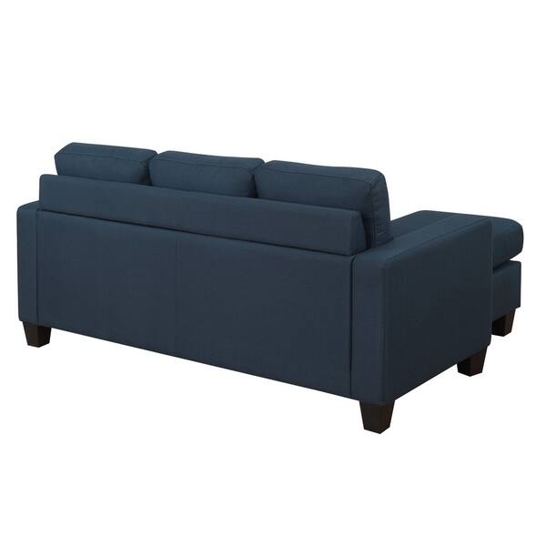 Shop Porch Den Dublin Peacock Blue Chofa Sectional With