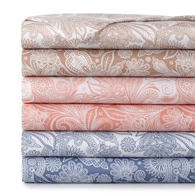 Vilano 4-pc. Deep-pocket Ultra-Soft Perfect Paisley Bedsheet Set