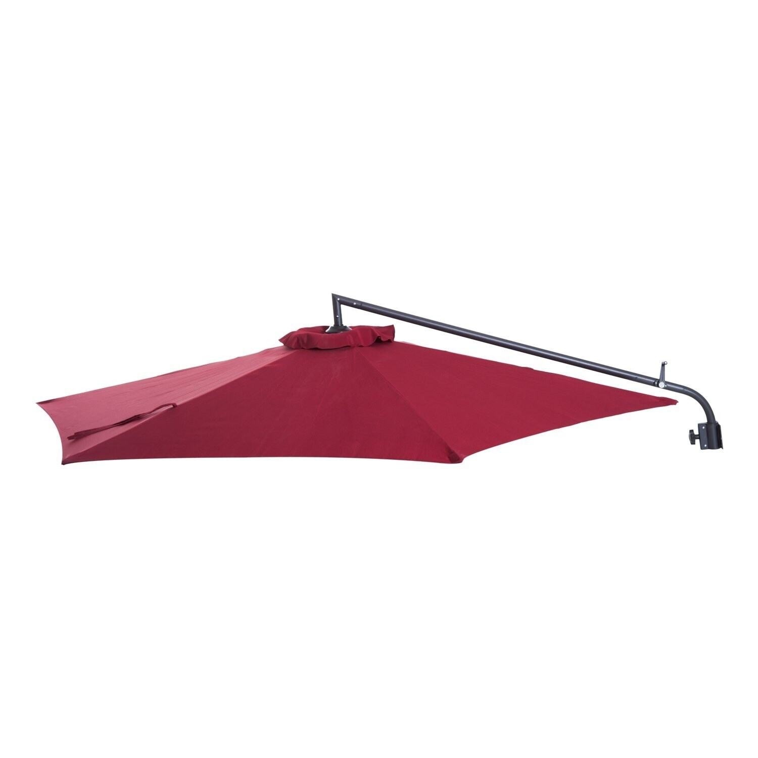 Outsunny 8 75 Aluminum Wall Mounted Outdoor Patio Umbrella Outsunny 8 75 Aluminum Wall