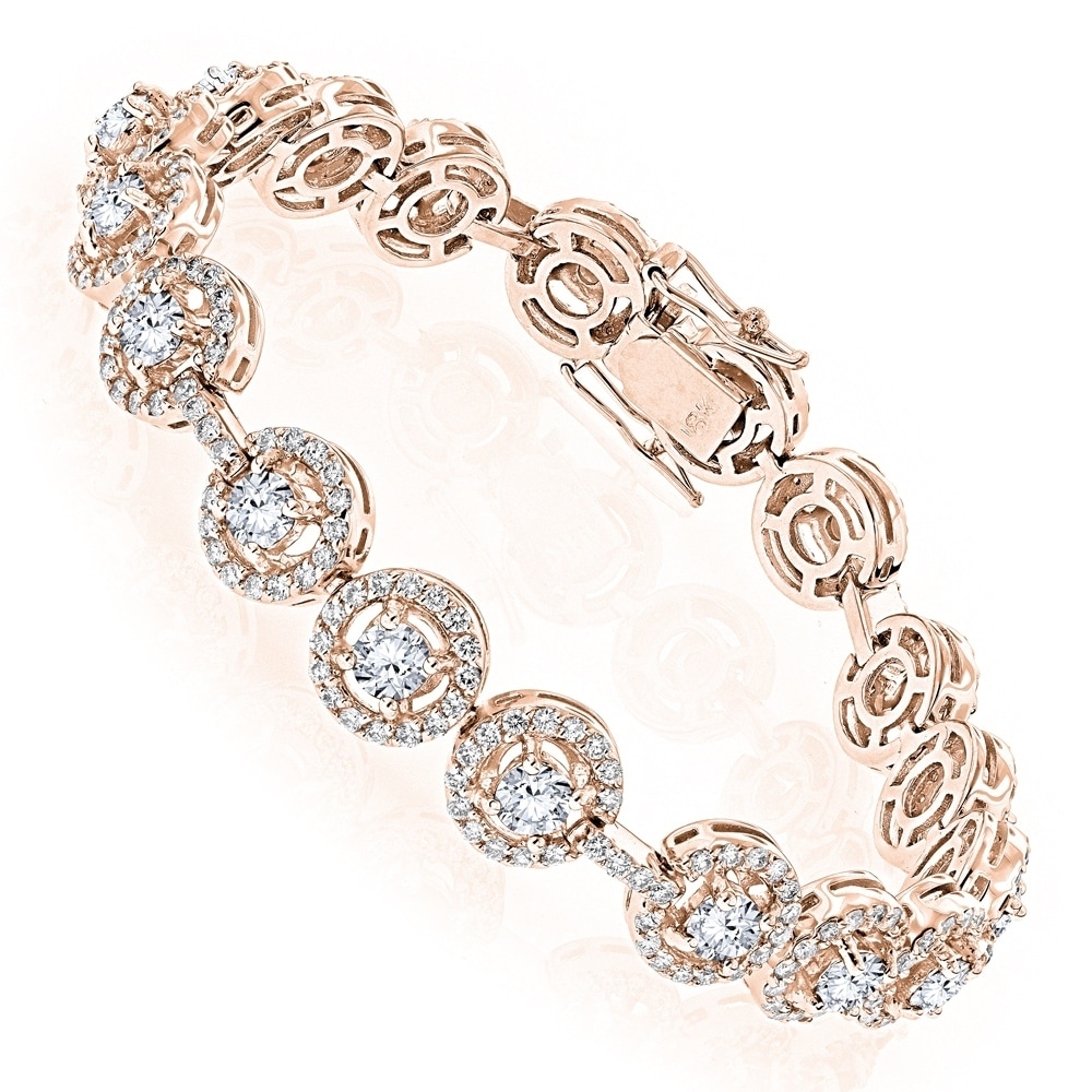 gold diamond bracelet