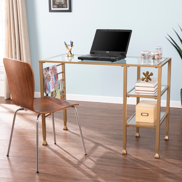 overstock glass desk