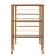 preview thumbnail 5 of 8, SEI Furniture Amelie Gold Metal/Glass Writing Desk