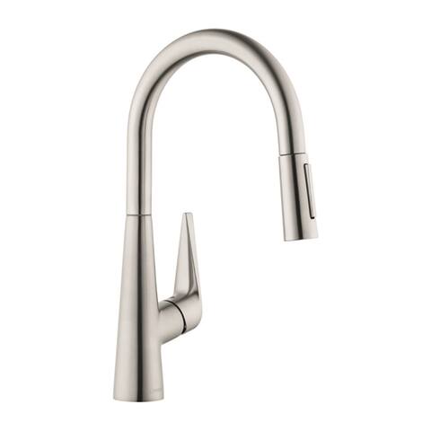 Hansgrohe Talis S HighArc Kitchen Faucet, 1.75 GPM 72813801 Steel Optic
