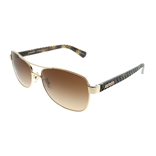 coach sunglasses on model