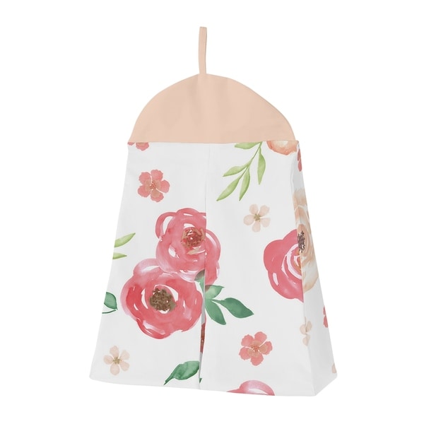 watercolor floral 9 piece crib bedding set