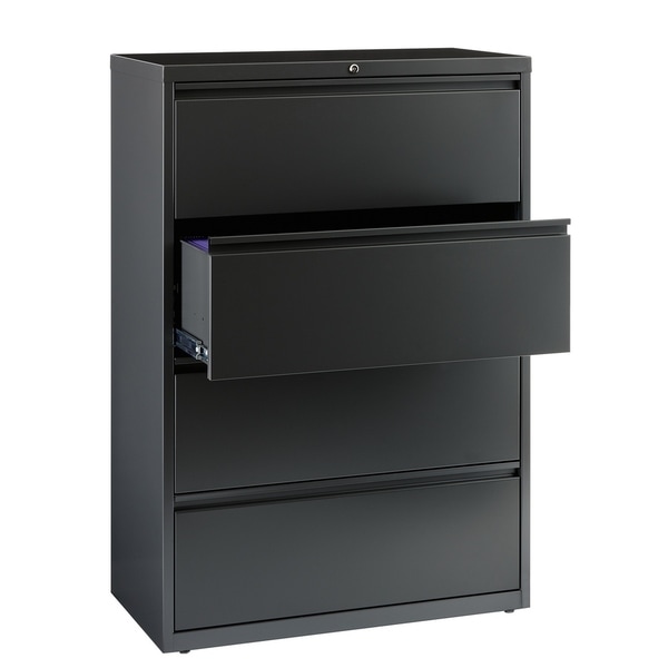 8000 Series 36" Wide 4Drawer Lateral File Charcoal