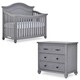 preview thumbnail 1 of 5, Evolur Madison Crib and 3-Drawer Chest with FREE 260 coil Mattress