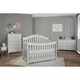 preview thumbnail 2 of 5, Evolur Hampton Crib AND 5 Drawer Dresser with FREE 260 coil mattress