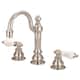 Option Hot and Cold labeled porcelain lever handles