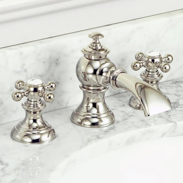 slide 2 of 6, Modern Classic Widespread Lavatory Faucet