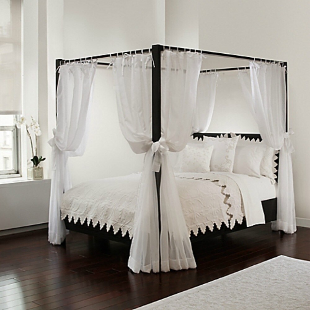 Shop Royale Linens 8 Piece Bed Canopy Panels On Sale Free