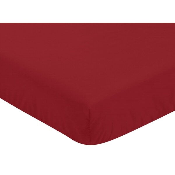 Shop Sweet Jojo Designs Solid Red Baseball Patch Sports Collection