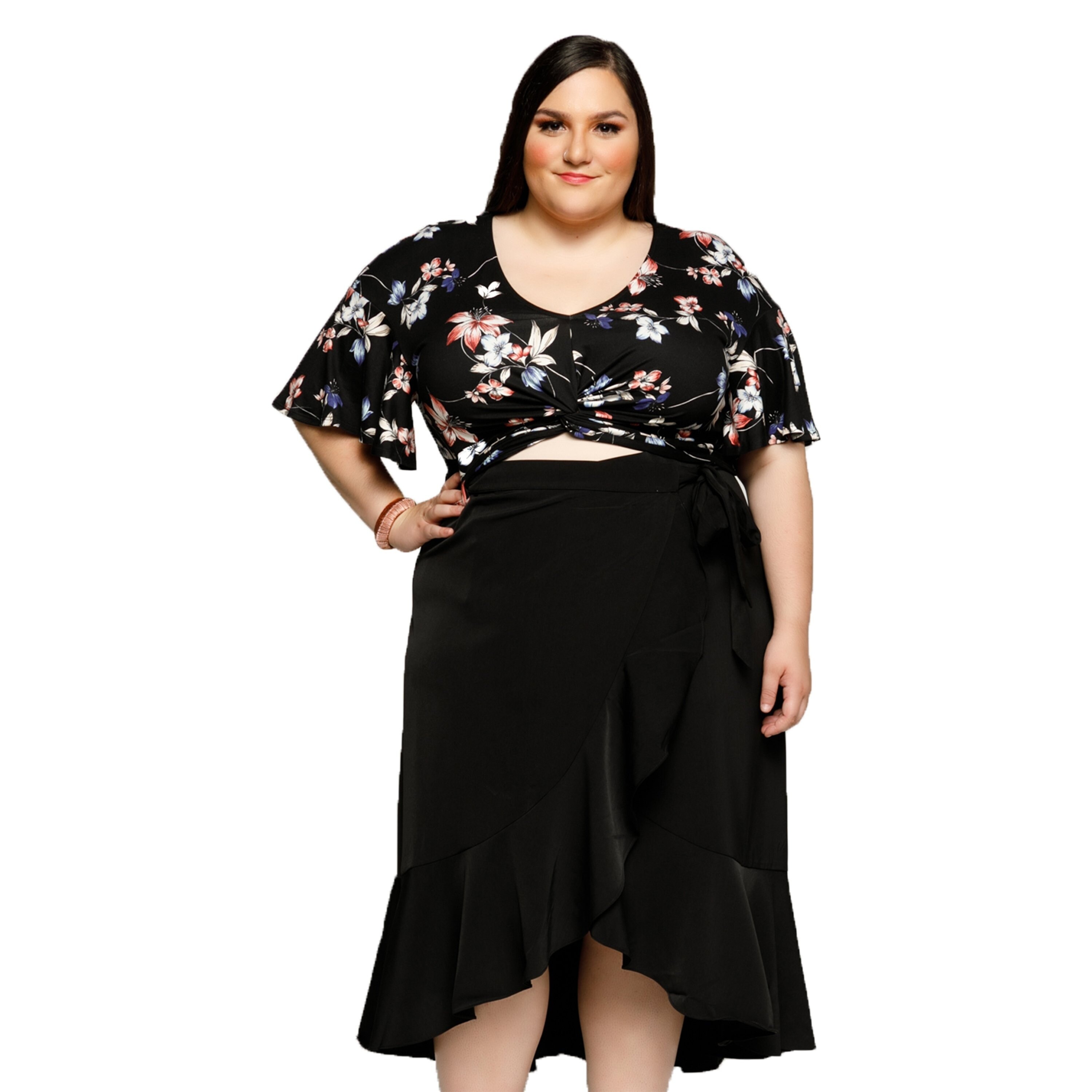 tropical plus size clothing