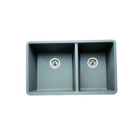 Blanco Precis 1.75 Undermount Metallic Gray