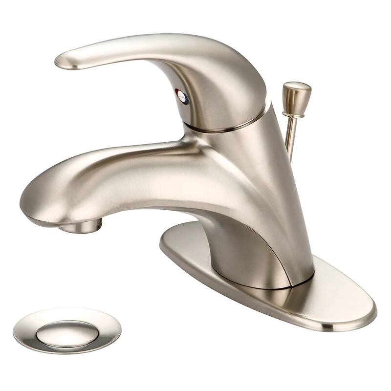 Legacy Single Handle Wide Deck Bath Faucet - pvd brushed nickel