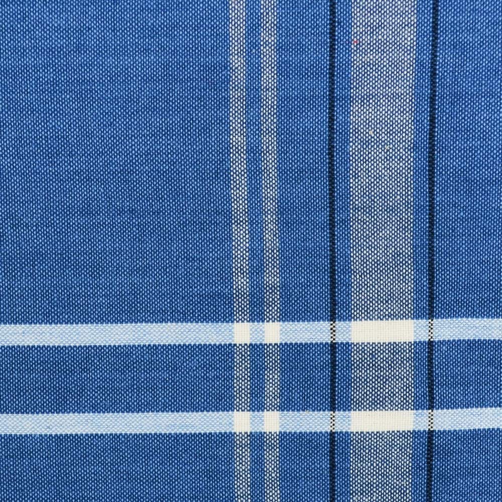 Design Imports Chambray French Stripe Table Runner (0.25 inches high x 14 inches wide x 72 inches deep)