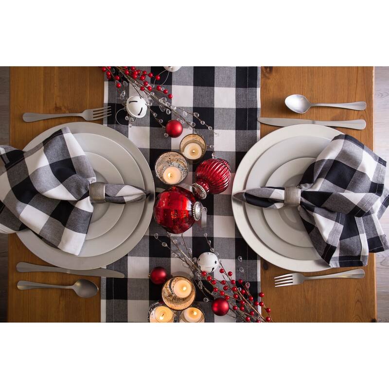 DII Buffalo Check Table Runner