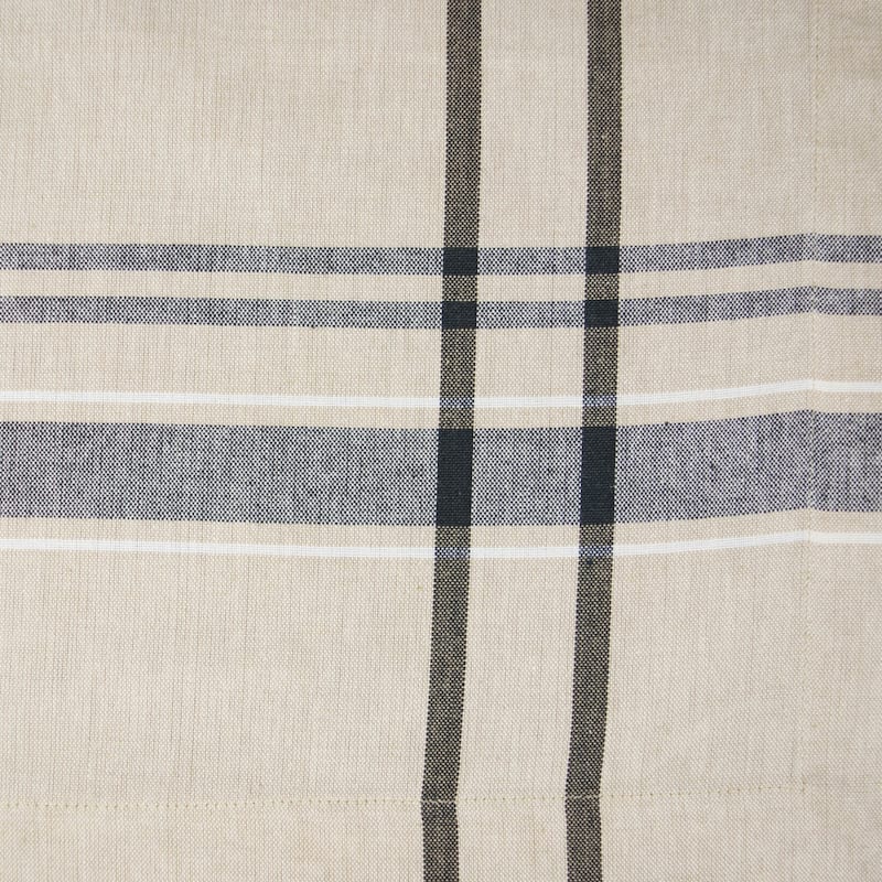 Design Imports French Stripe Table Runner (0.25 inches high x 14 inches wide x 72 inches deep) - 108"x14" - Black