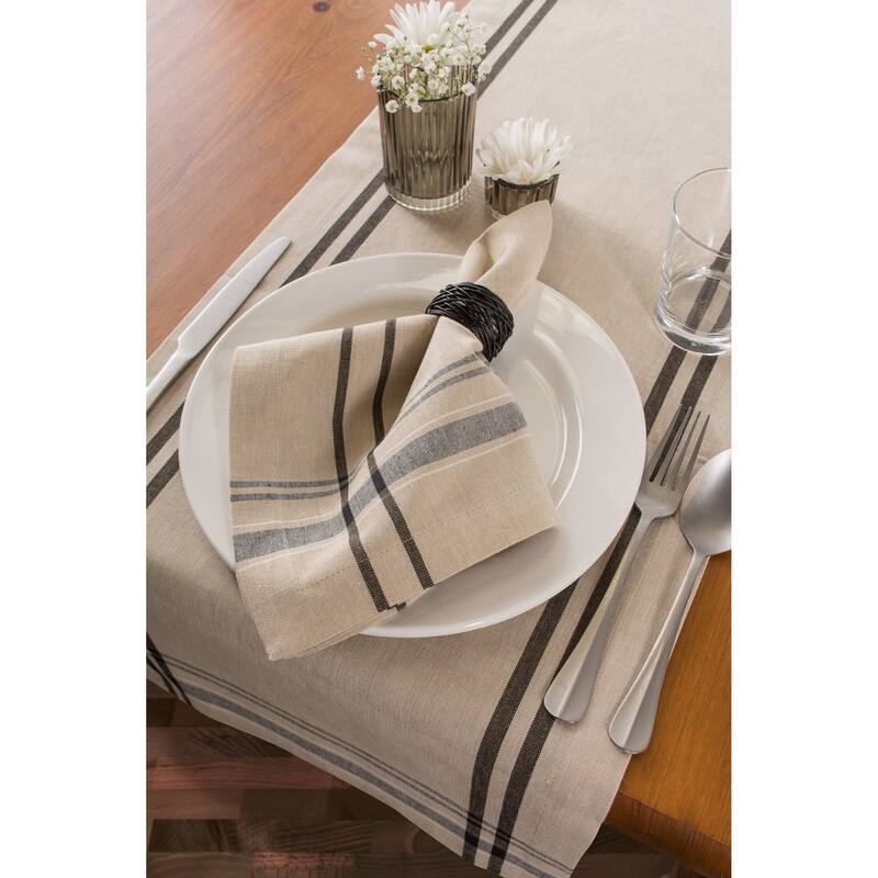 Design Imports French Stripe Table Runner (0.25 inches high x 14 inches wide x 72 inches deep)