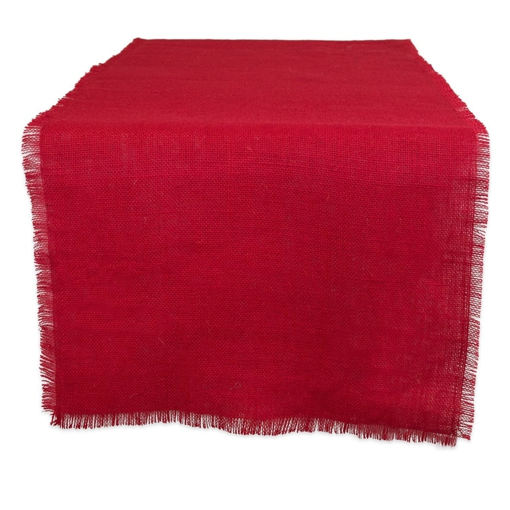Design Imports Jute Burlap Solid Table Runner (0.25 inches high x 15 inches wide x 48 inches deep)