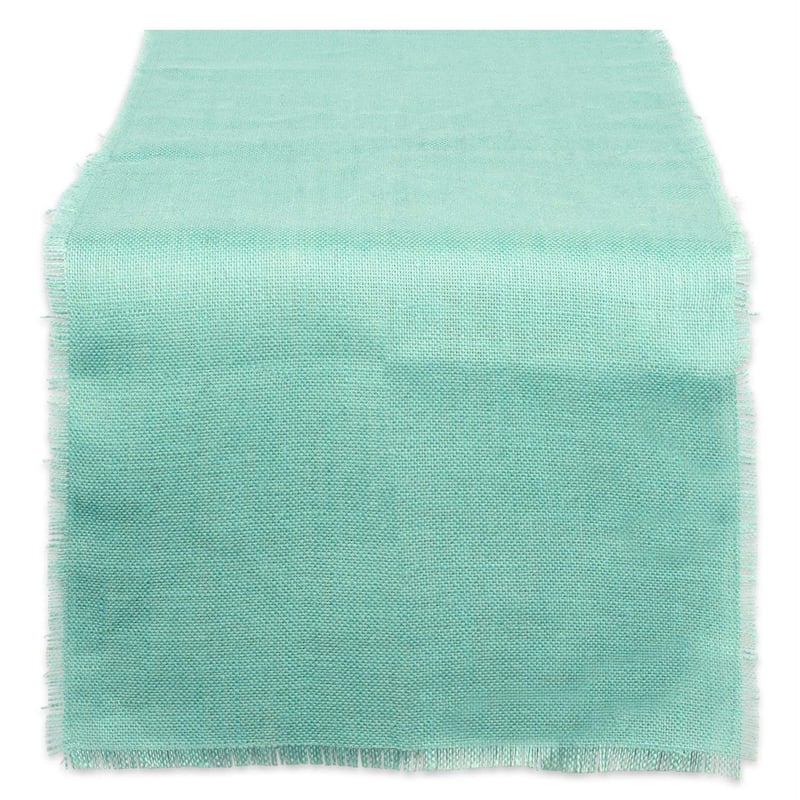 Design Imports Jute Burlap Solid Table Runner (0.25 inches high x 15 inches wide x 48 inches deep)