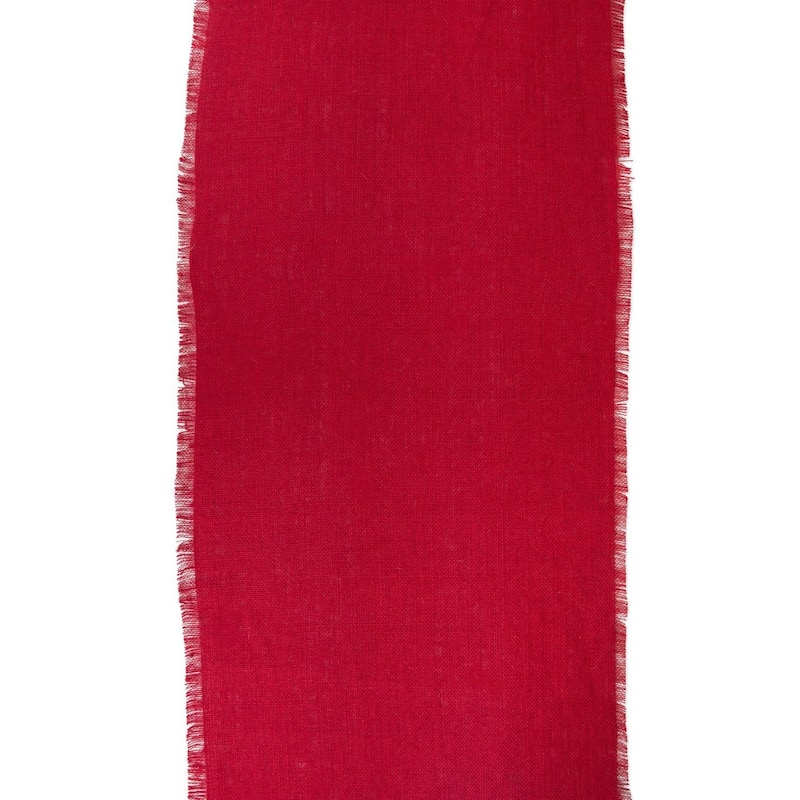 Design Imports Jute Burlap Solid Table Runner (0.25 inches high x 15 inches wide x 48 inches deep)