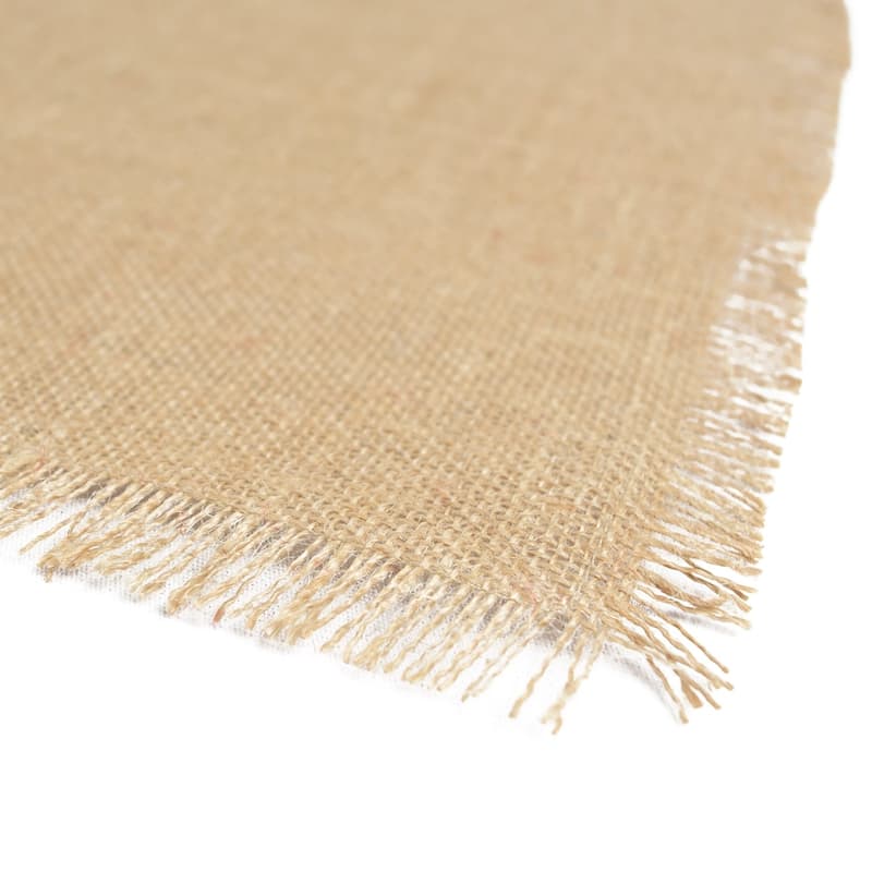 Design Imports Jute Burlap Solid Table Runner (0.25 inches high x 15 inches wide x 48 inches deep)