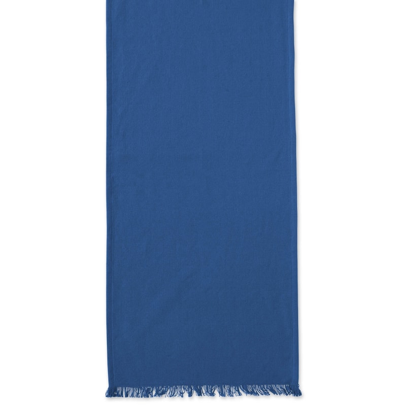 DII Fringed Solid Table Runner (0.25 inches high x 14 inches wide x 72 inches deep)