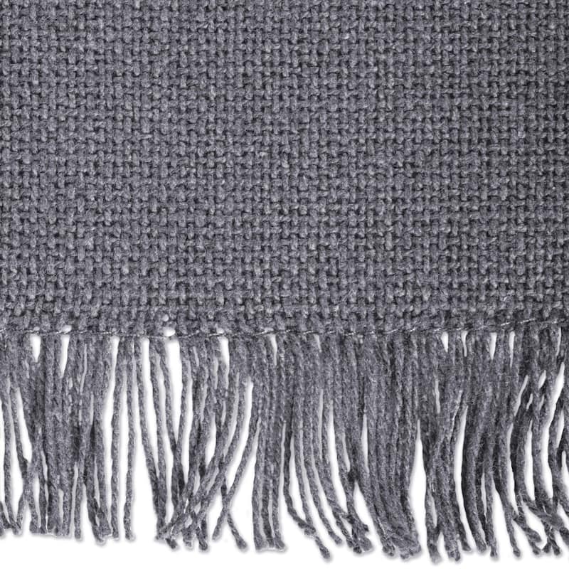 DII Fringed Solid Table Runner (0.25 inches high x 14 inches wide x 72 inches deep)