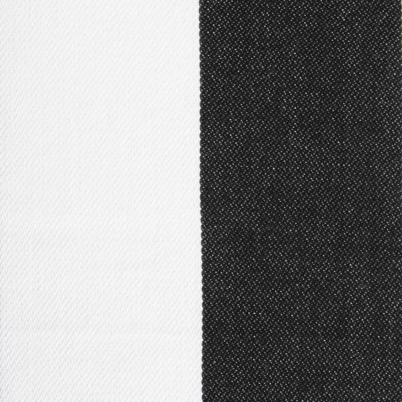 Design Imports Dobby Stripe Table Runner - 108"x18" - Black