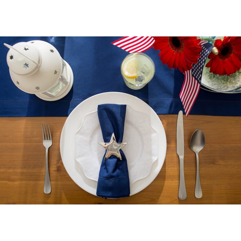 Design Imports Hemstitch Table Runner (0.25 inches high x 14 inches wide x 72 inches deep)