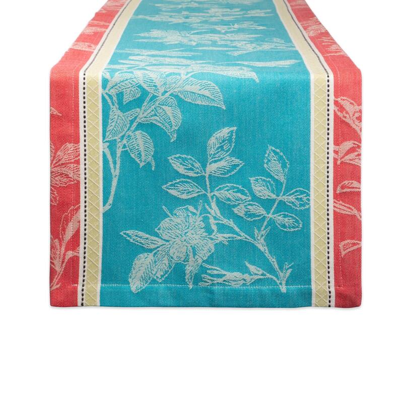 Design Imports Harelquin Print Table Runner (0.25 inches high x 14 inches wide x 72 inches deep)