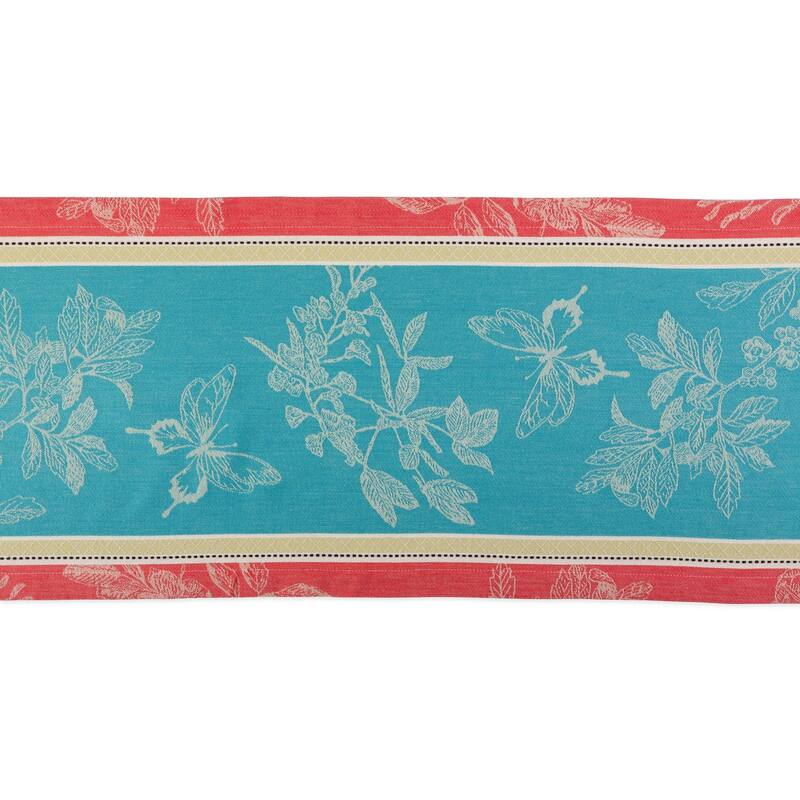 Design Imports Harelquin Print Table Runner (0.25 inches high x 14 inches wide x 72 inches deep)