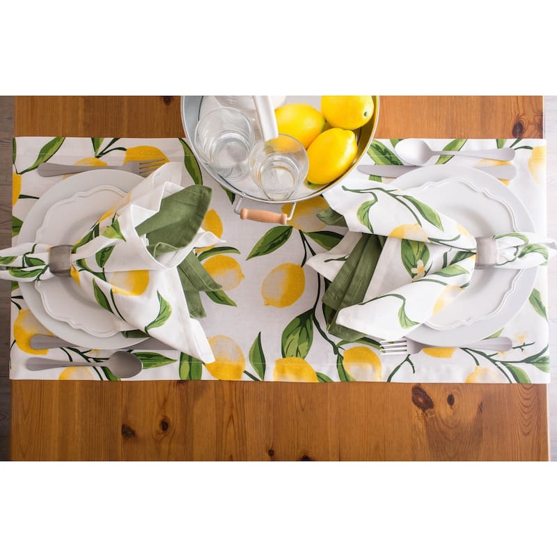 Design Imports Harelquin Print Table Runner (0.25 inches high x 14 inches wide x 72 inches deep)