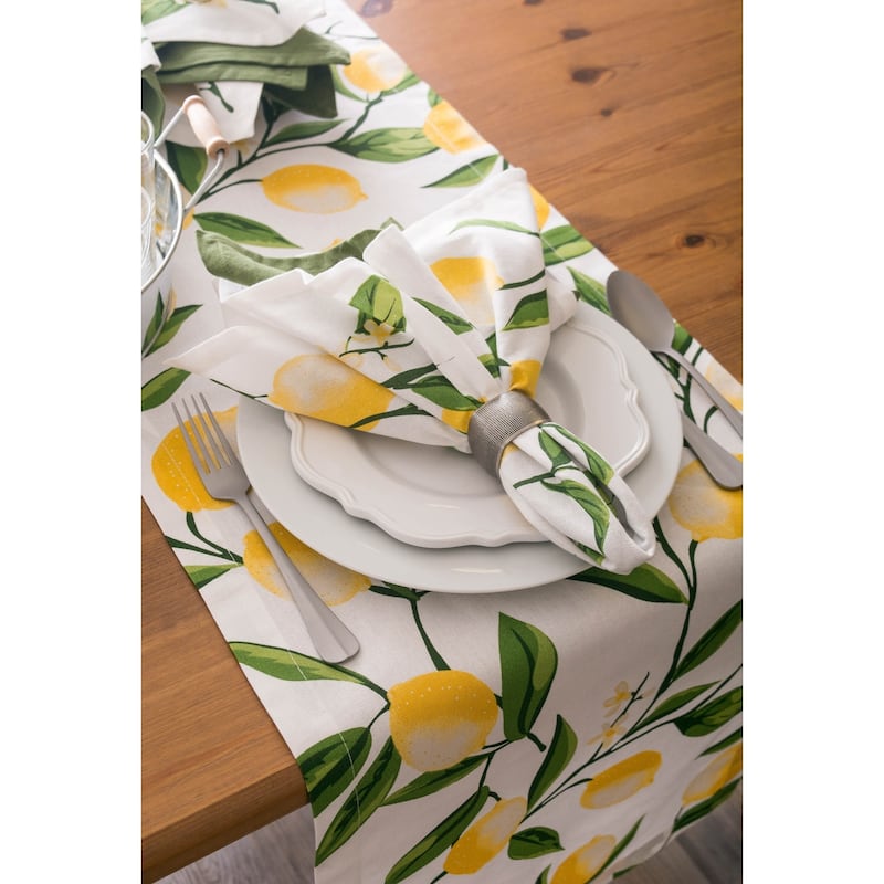 Design Imports Harelquin Print Table Runner (0.25 inches high x 14 inches wide x 72 inches deep)