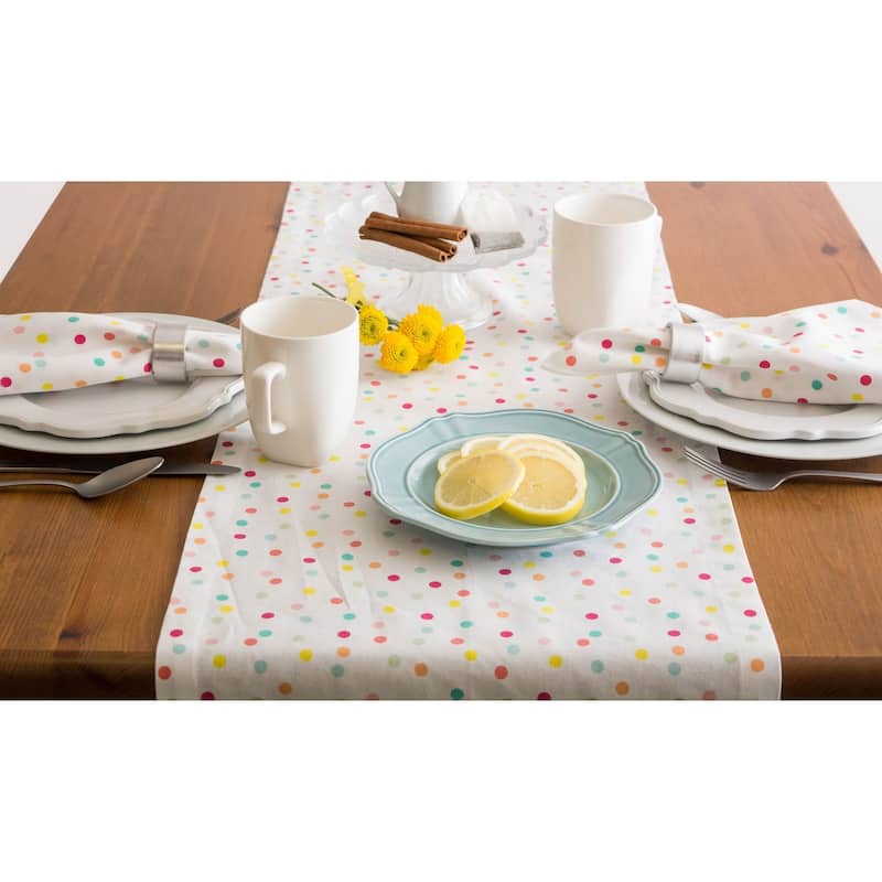 Design Imports Harelquin Print Table Runner (0.25 inches high x 14 inches wide x 72 inches deep)