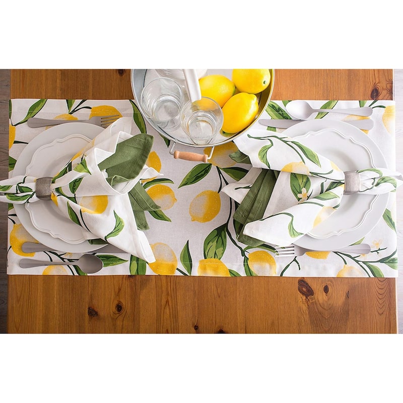 Design Imports Harelquin Print Table Runner (0.25 inches high x 14 inches wide x 72 inches deep)