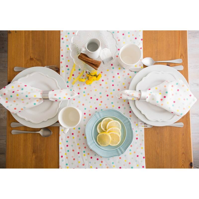 Design Imports Harelquin Print Table Runner (0.25 inches high x 14 inches wide x 72 inches deep)