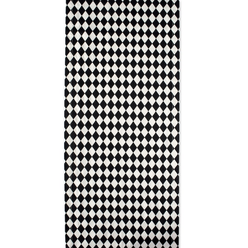 Design Imports Harelquin Print Table Runner (0.25 inches high x 14 inches wide x 72 inches deep)