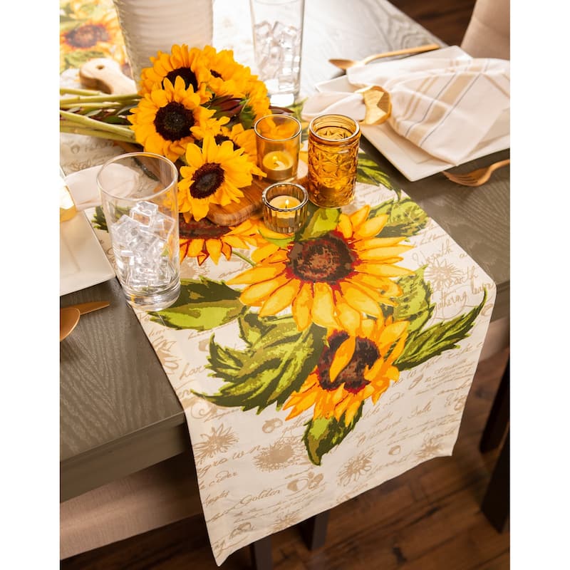Design Imports Harelquin Print Table Runner (0.25 inches high x 14 inches wide x 72 inches deep)