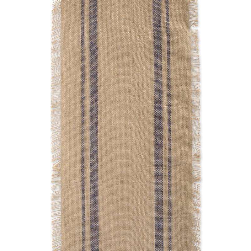 Design Imports Jute Burlap Double Border Table Runner
