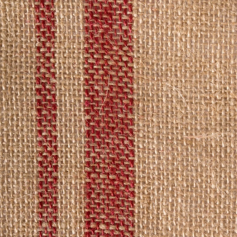 Design Imports Jute Burlap Double Border Table Runner