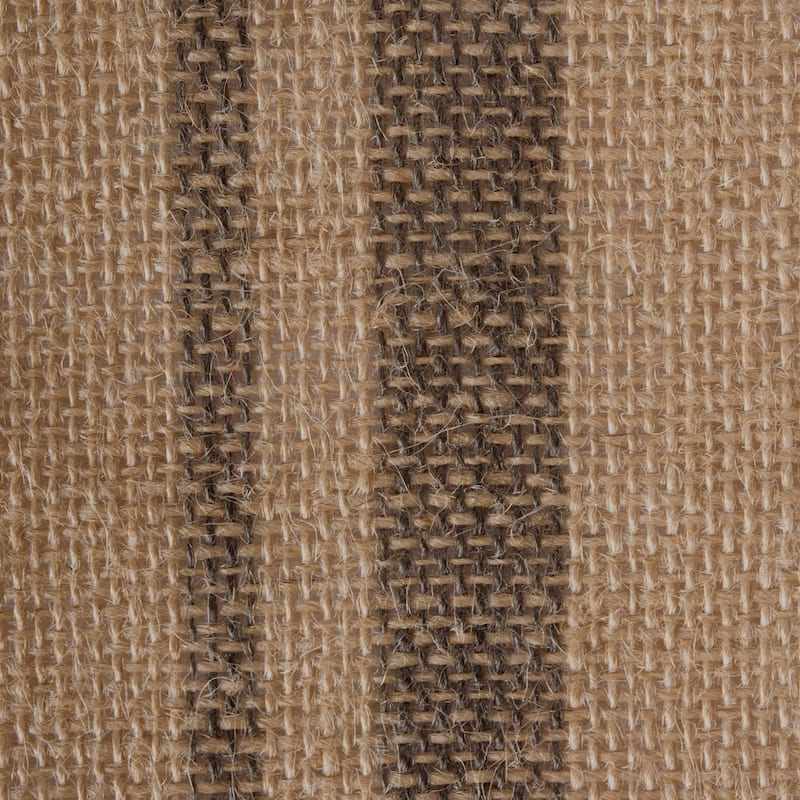 Design Imports Jute Burlap Double Border Table Runner - 72"x14" - Mineral
